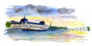 La Seine et le Gare de Musée d'Orsay